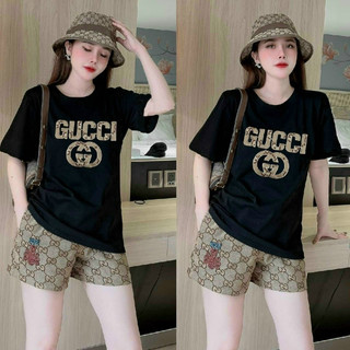 SET SHORT COTTON THÊU PHỐI 3D CAO CẤP, QUẦN TRƠN KHÔNG THÊU