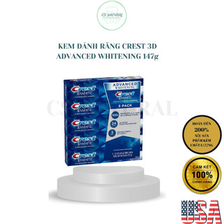 Kem đánh trắng răng Crest 3D White Advanced Whitening 147g