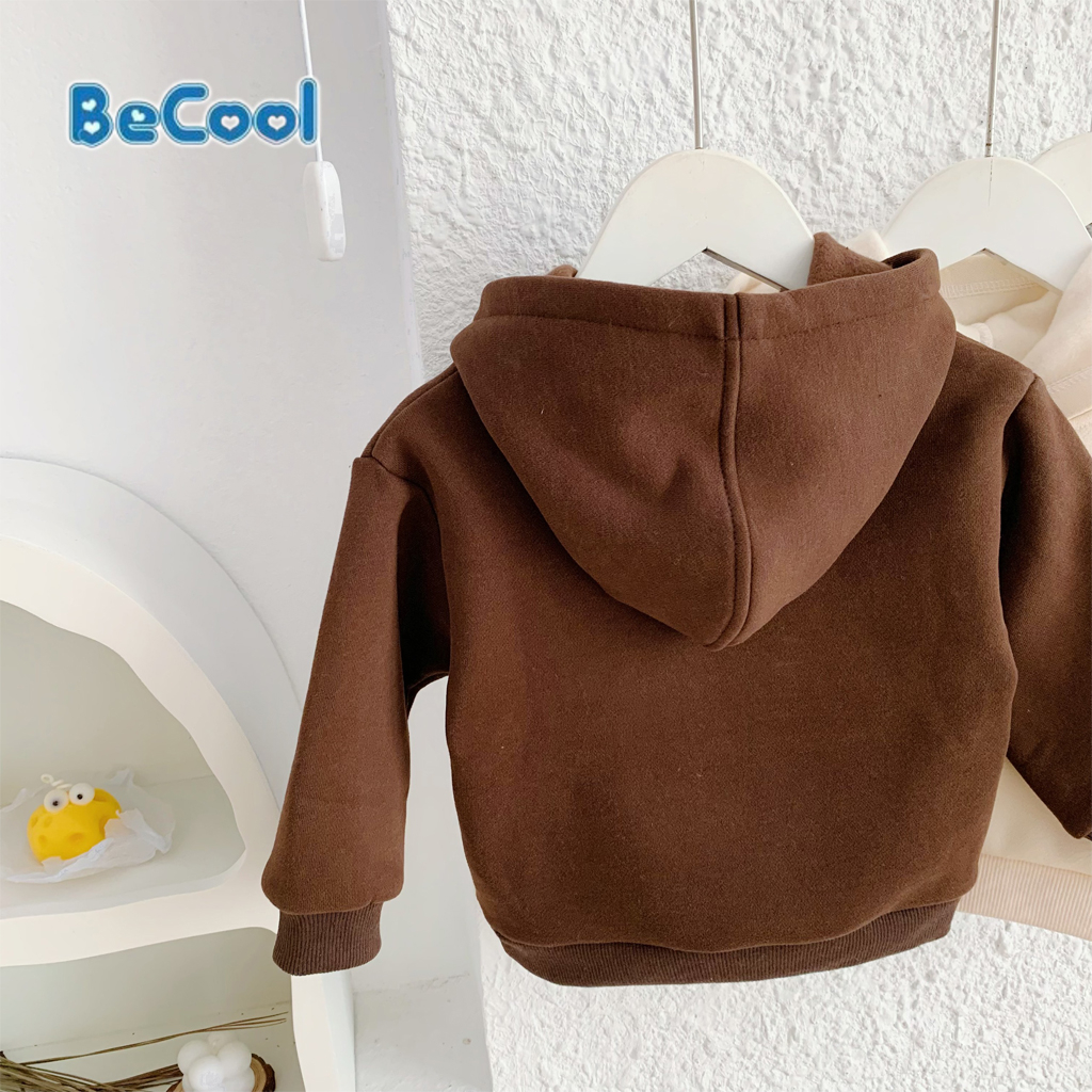Áo Nỉ Hoodie Cho Bé Trai, Bé Gái Thêu Chữ STANDAR Chất Nỉ Bông Cao Cấp Từ 8-28kg - LEON KIDS