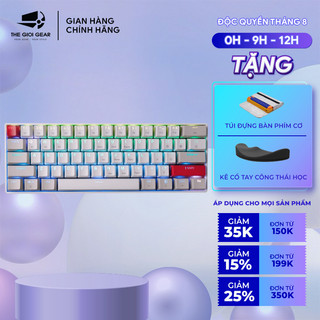 Bàn Phím Cơ Máy Tính Không Dây - Newmen GM610 Dual Mode (Bluetooth 5.0 | TypeC | LED RGB) - Hàng Chính Hãng
