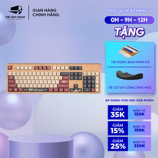 [MUA 1 TẶNG 1]Bàn Phím Cơ Máy Tính Chơi Game Có Dây -  E-Dra EK3104 Lạc Hồng | White LED |  Gateron Switch - Hàng Chính