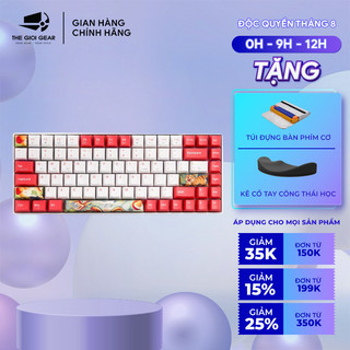 [MUA 1 TẶNG 1] Bàn Phím Cơ Không Dây Newmen GM840 Rồng Hổ - Bluetooth - LED RGB -  PBT Dye-sub - Hàng Chính Hãng