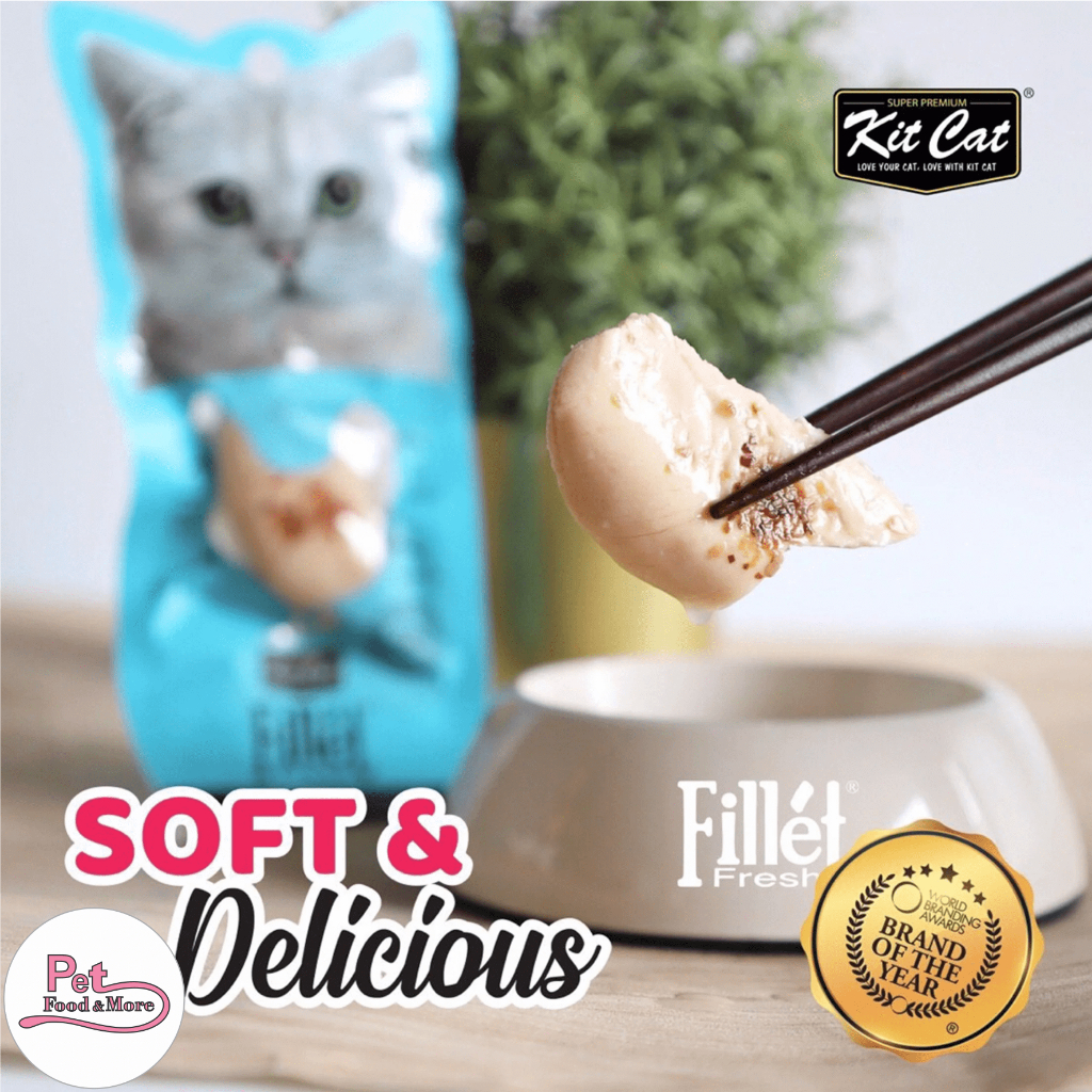 Kitcat Fresh Fillet 30gr - Thịt Tươi Giàu Dinh Dưỡng Cho Mèo