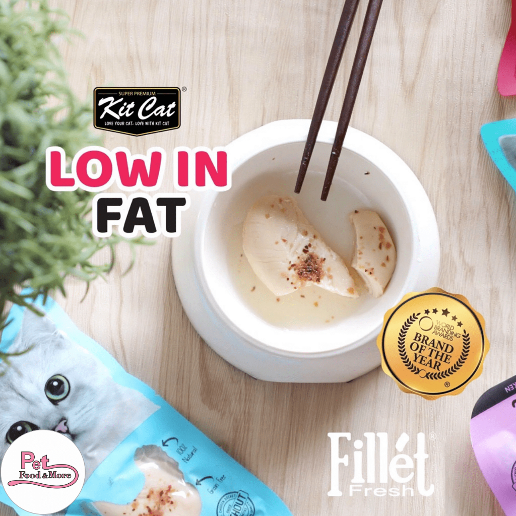 Kitcat Fresh Fillet 30gr - Thịt Tươi Giàu Dinh Dưỡng Cho Mèo