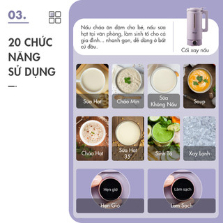 Máy làm sữa hạt mini Dingo DCB500