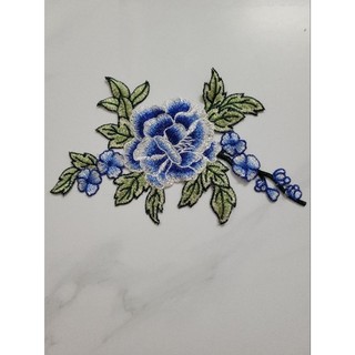hoa thêu đính áo dài 20cm