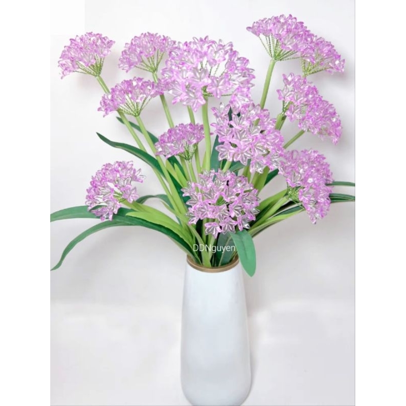 Set vật liệu làm hoa hạt cườm. Mẫu: Hoa Lily