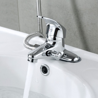 Vòi chậu rửa mặt liền sen tắm Vòi chậu rửa mặt LABAVO nóng lạnh 2 chân