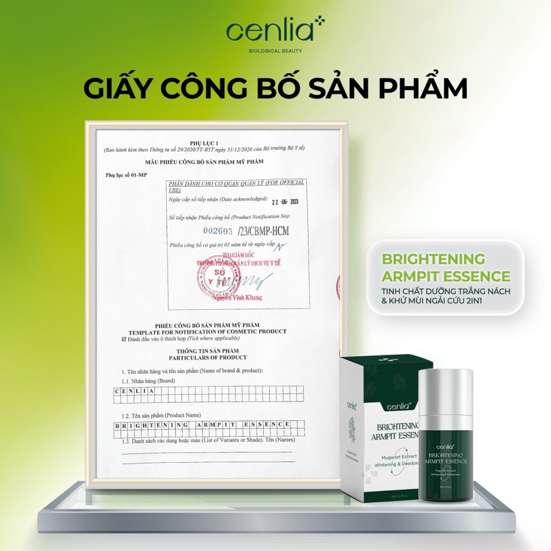 SERUM TRẮNG NÁCH CENLIA