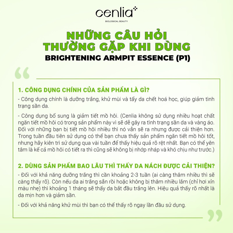 SERUM TRẮNG NÁCH CENLIA