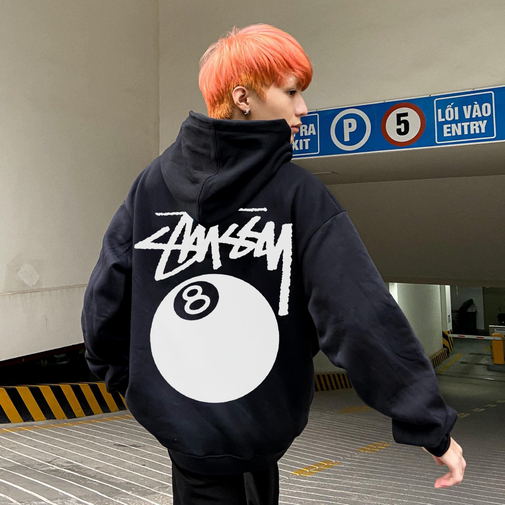 Áo hoodie ball 8 BlackUniverse chất liệu nỉ bông cotton cao cấp