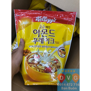 Ngũ Cốc Hạnh Nhân Almond Flakes Kellogg Hàn Quốc 600g / 켈로그)아몬드 후레이크