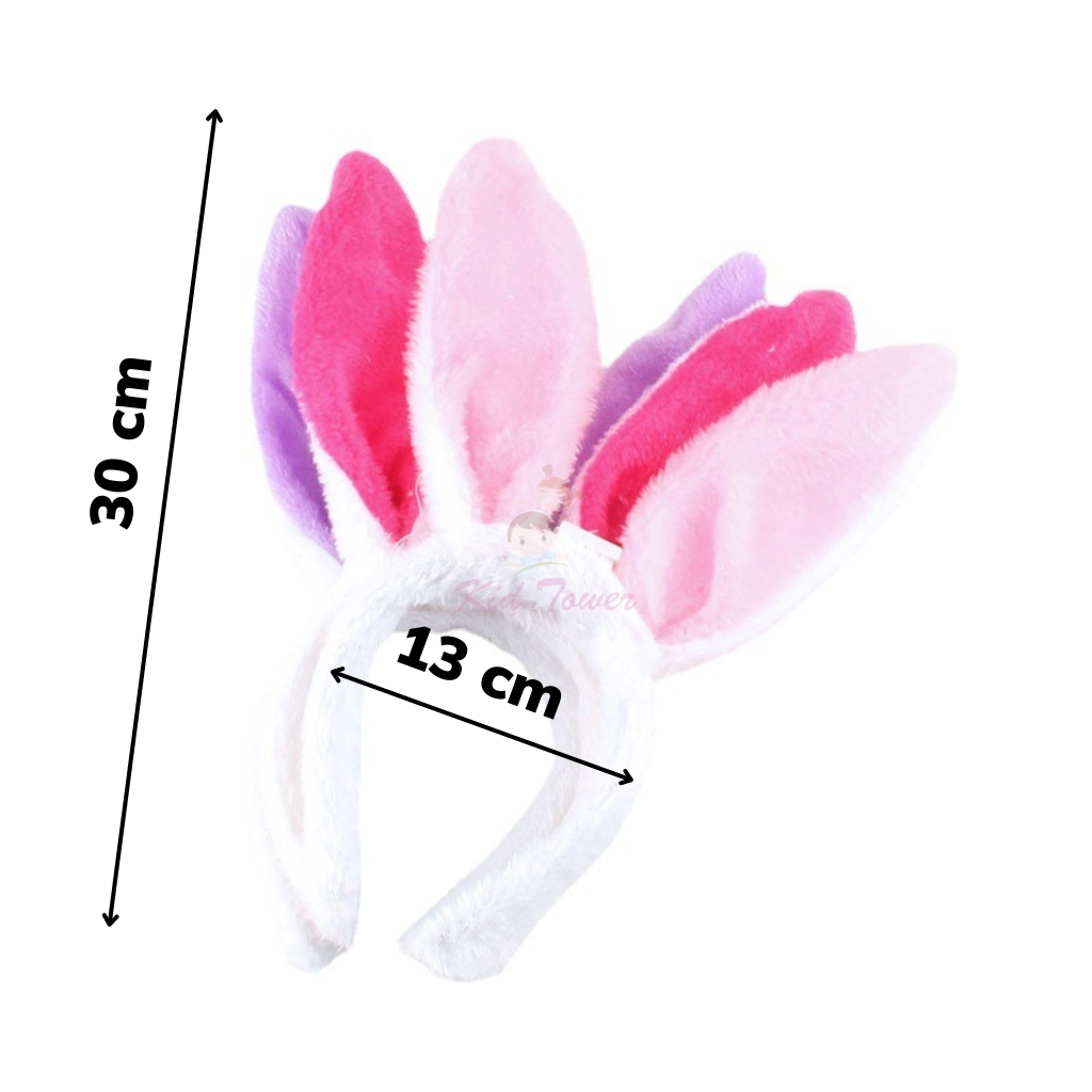 Bờm tai thỏ băng đô phát sáng chơi trung thu rước đèn cực xinh cho bé