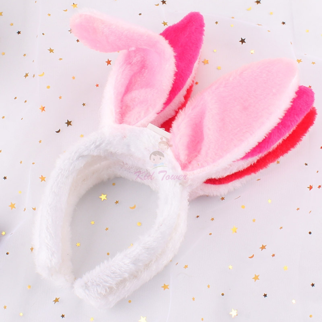 Bờm tai thỏ băng đô phát sáng chơi trung thu rước đèn cực xinh cho bé