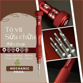Tô vít mechanic pro8 chuyên dụng sửa chữa điện thoại 2,5/ t2/ 3 cạnh 0,6/ 4 cạnh 1,5/ 5 cạnh 0,8.