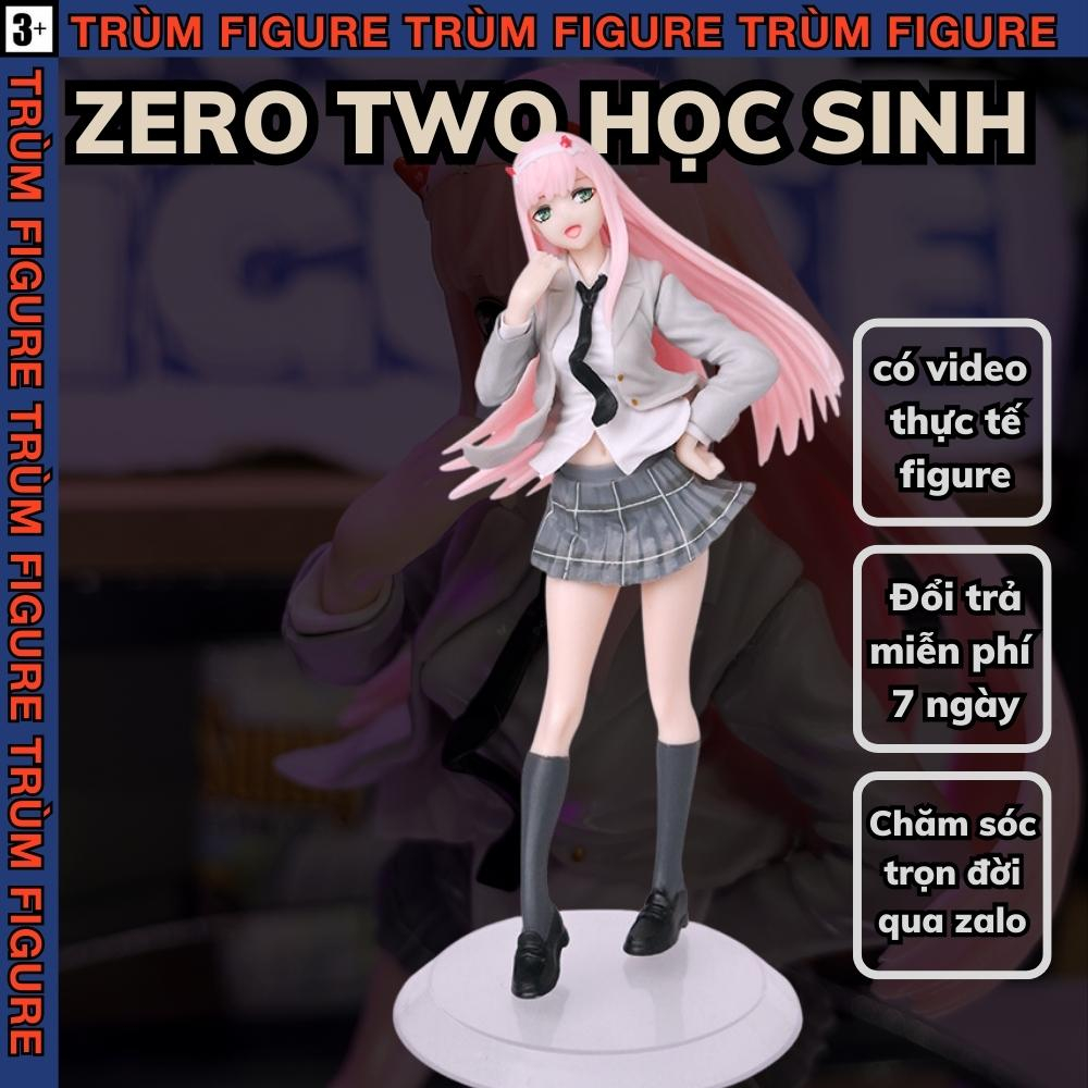 Mô Hình, Figure Học Sinh Gương Mẫu Zero Two, Bộ Sưu Tập Đốt Cháy Mùa Hè - Full Box Trùm Figure