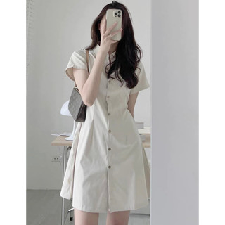 Đầm sơ mi basic 5 màu (kèm hình thật)