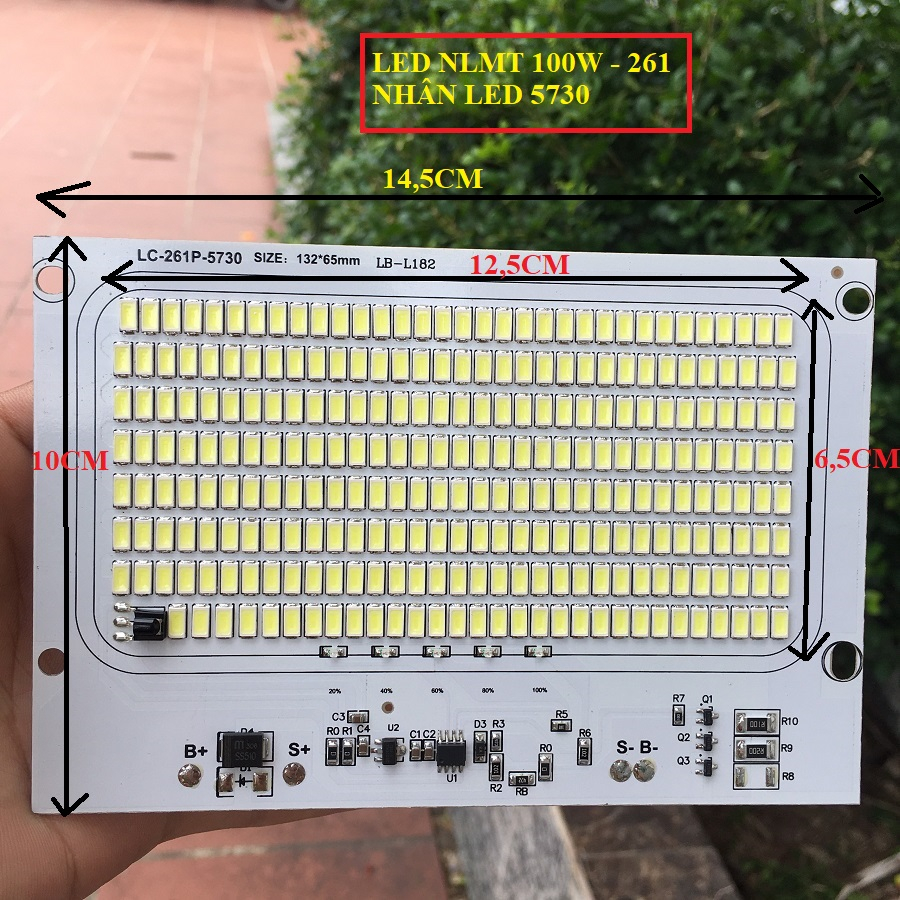Chip Led thay cho đèn năng lượng mặt trời loại led 5730 pin 3,2V hoặc 3,7V