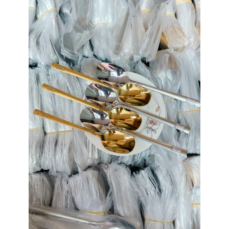 Muỗn thìa mạ vàng,bạc