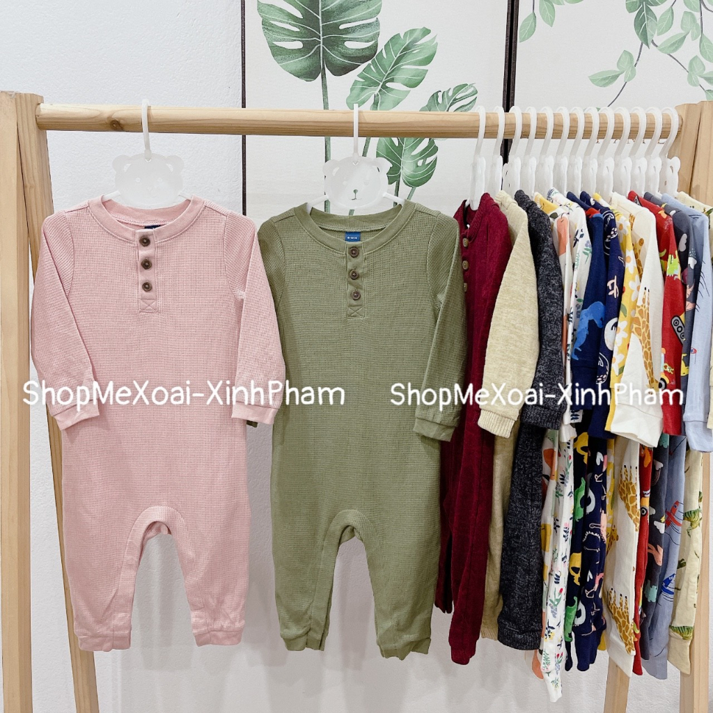 Body sleep cotton kéo khóa hiệu OLD..NAVY xuất dư siêu xịn hàng cao cấp