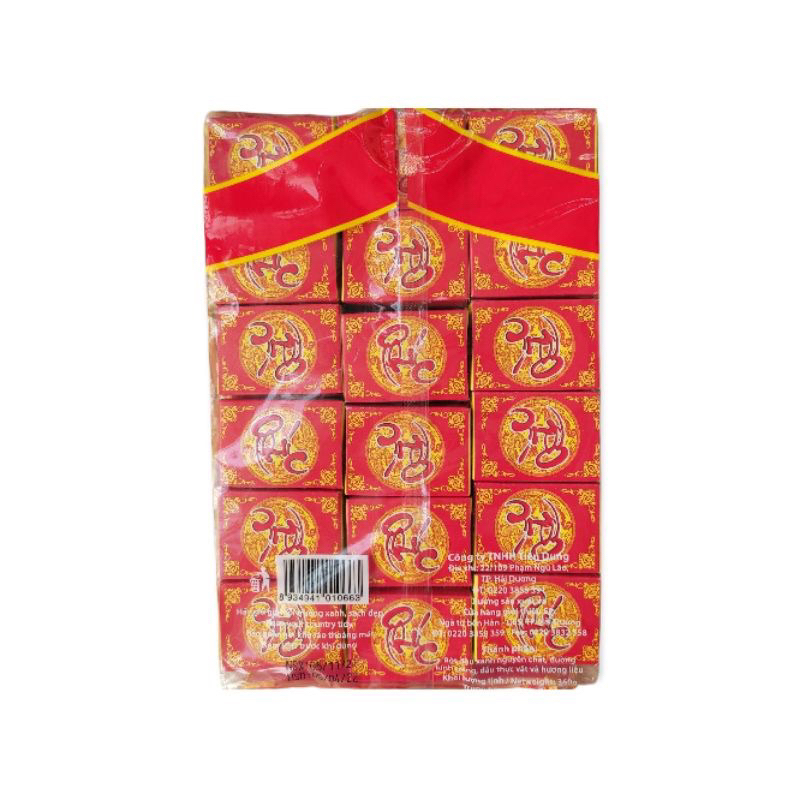 Bánh đậu xanh Rồng Vàng Tiên Dung đặc sản Hải Dương túi 430g 36 hộp