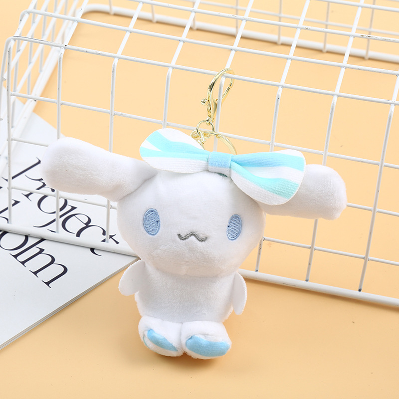 Móc khóa gấu bông Ngọc Quế treo balo cặp sách đi học đi chơi thời trang KAYLEE AT18