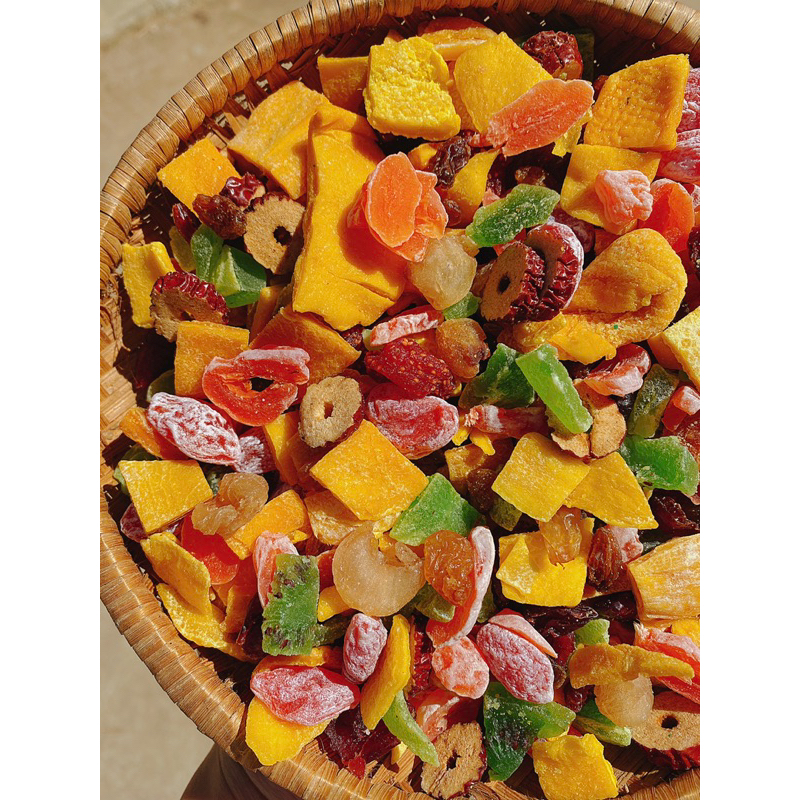 Trái Cây Sấy Dẻo mix | 300-400-500gr | Đặc sản Đà Lạt