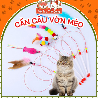 Đồ Chơi Cần Câu Vờn Mèo Tương Tác