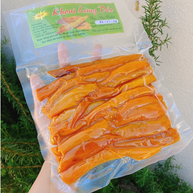 Khoai Lang Nhật Sấy Dẻo Nguyên Củ | 500gr | Đặc sản Đà Lạt