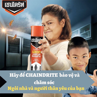 Bình xịt côn trùng (mối, kiến, dán,…) Chaindrite Thái Lan 600ml
