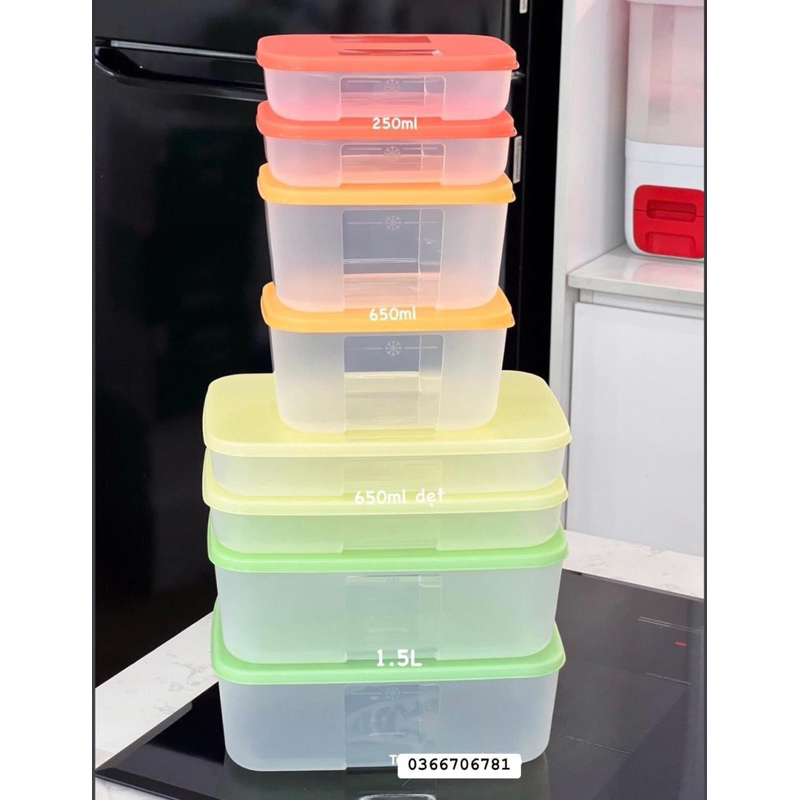 Set đông Colorful Tupperware