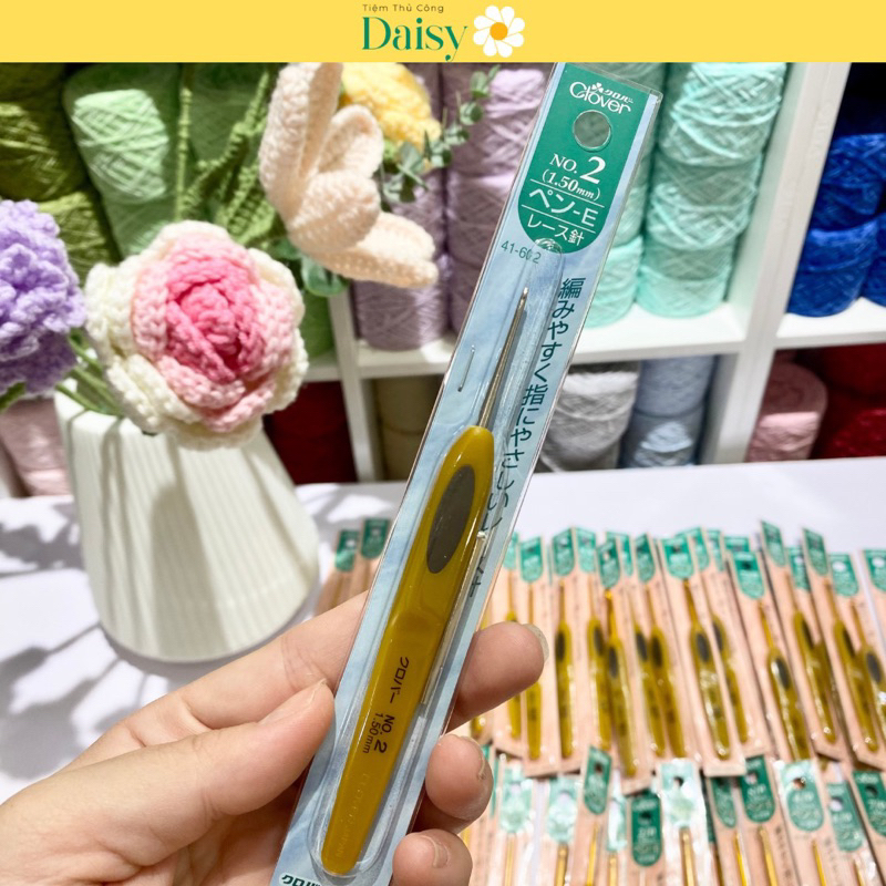 Kim Móc Clover Nội Địa Nhật Cán Vàng Size 1.5-6mm