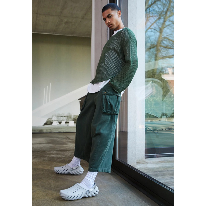 Mẫu dép crocss echo clog đủ màu quai dù, dép cho nam nữ tặng kèm 12 sicker size 36 37 38 39 40 41 42 43 44 45