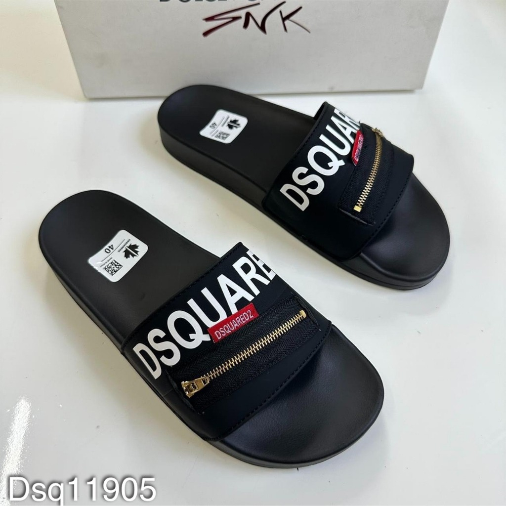 Dép Nam DSQ Khóa Chéo Mẫu Mới Nhất - Dép Quai Ngang DSQ Nam Bền Nhẹ