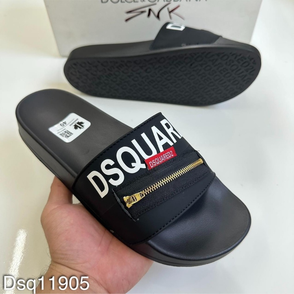 Dép Nam DSQ Khóa Chéo Mẫu Mới Nhất - Dép Quai Ngang DSQ Nam Bền Nhẹ