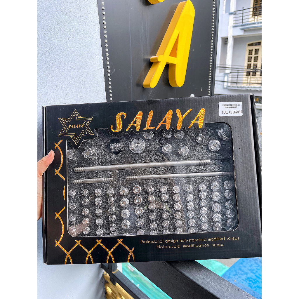 Full Salaya Inox 304 Ex2010 Chính hãng Mẫu S08 Phay Logo