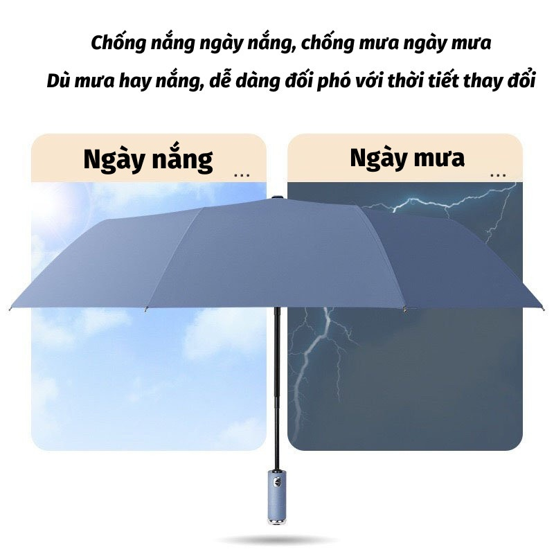 Ô che mưa che nắng gấp gọn chống UV