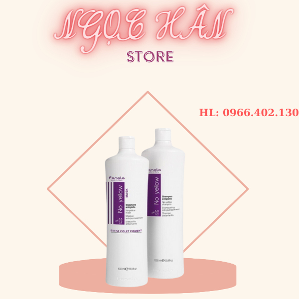 DẦU GỘI TÍM KHỬ VÀNG FANOLA NOYELLOW ITALY 1000ML