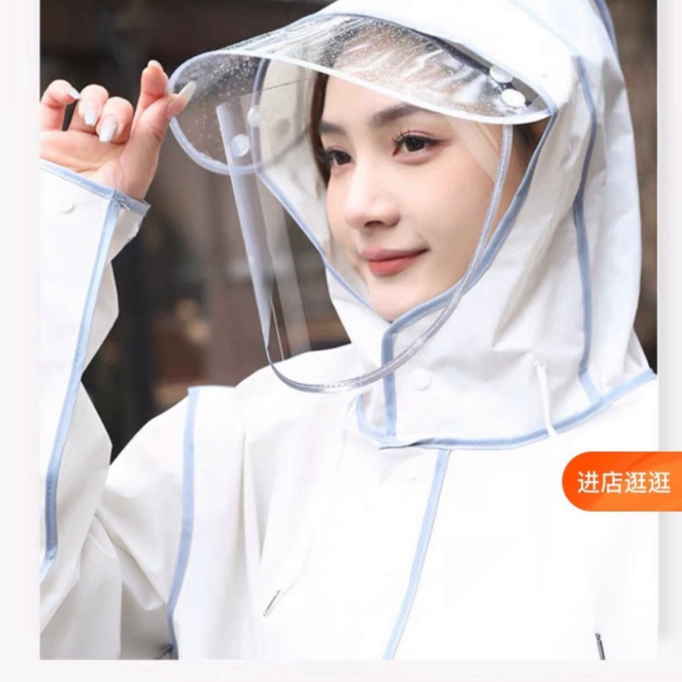 Áo mưa thời trang có khoá kéo tiện lợi hình gấu Nice thiết kế mới nhất - Áo Mưa Đi Xe Máy Đi Xe Đạp 1 Người