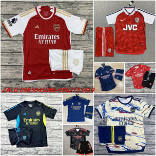 Áo quần bóng đá clb arsenal-vai gai thái cao cấp