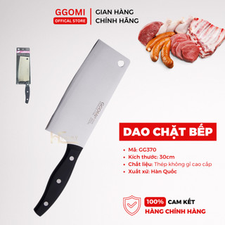 Dao thái bản vuông GGOMI GG370 chặt bằng thép không gỉ Hàn Quốc cao cấp