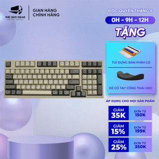 Bàn Phím Cơ Có Dây Leopold FC980C White Grey Topre Switch Hàng Chính Hãng