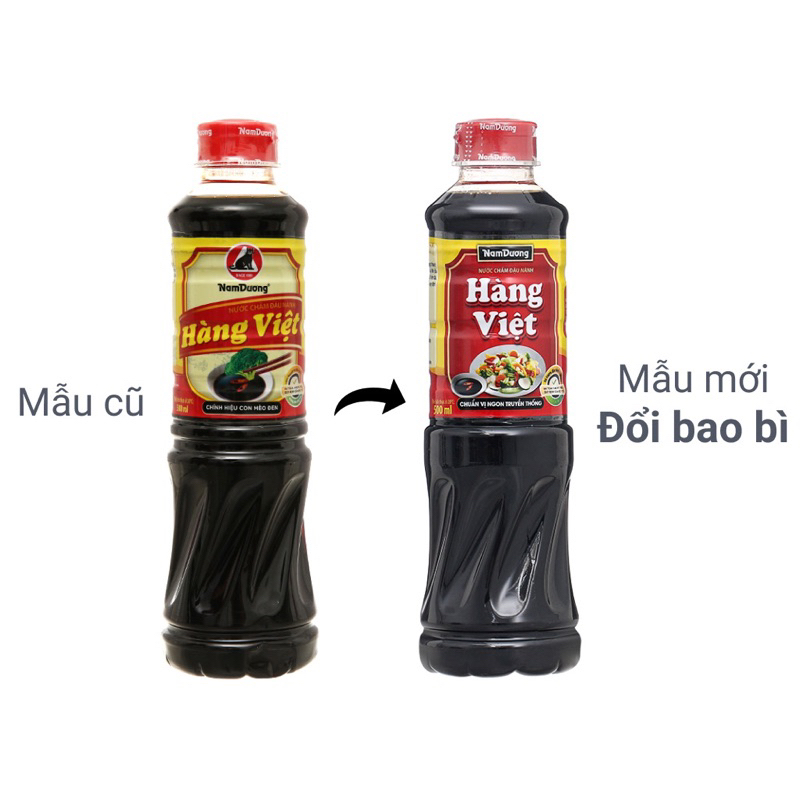 NƯỚC TƯƠNG HÀNG VIỆT CHAI 500ML