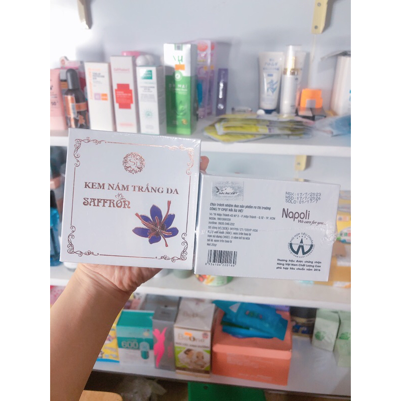 Kem face nám saffron Hải Âu Việt