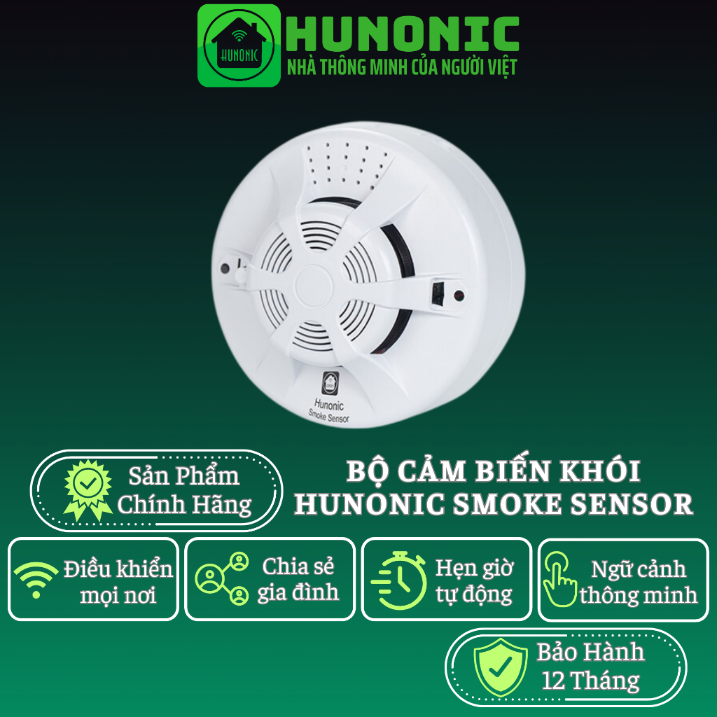 Bộ Cảm Biến Khói Hunonic Smoke Sensor