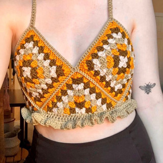 Bikini len tôn dáng, áo handmade, móc theo số đo