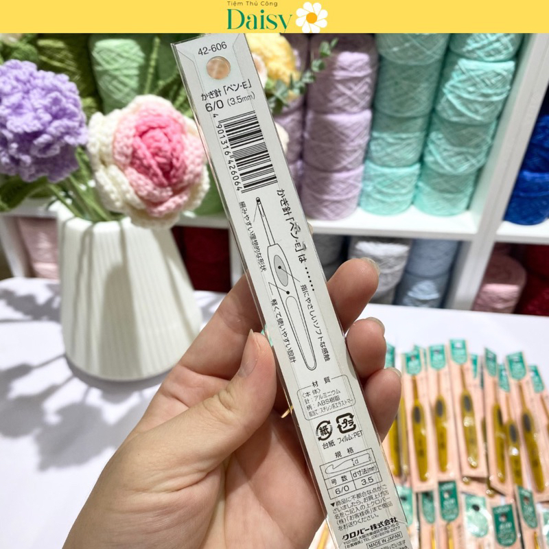 Kim Móc Clover Nội Địa Nhật Cán Vàng Size 1.5-6mm