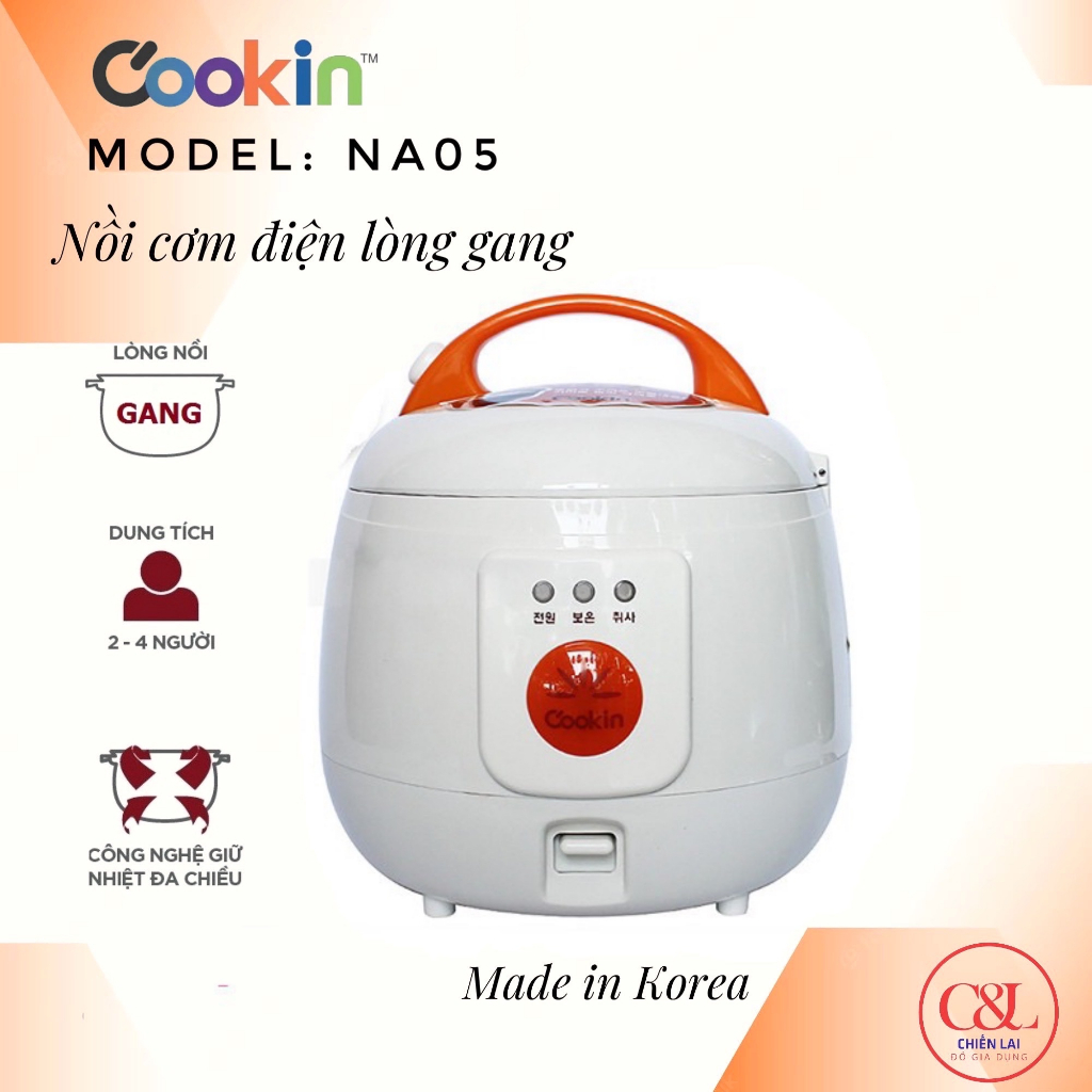 Hàng chính hãng - Nồi cơm điện hàn quốc Kitchen Flower Na10
