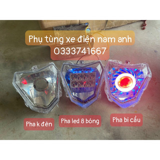 Cụm đèn pha xe xmen. Choá đèn bi cầu xe xmen