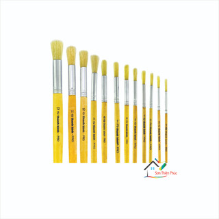 Cọ vẽ đầu tròn thanh bình số 1-> 12. chất liệu lông heo.